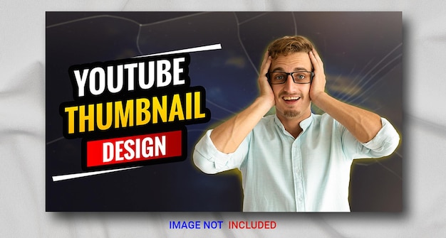 PSD psd modern youtube thumbnail design