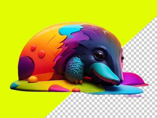 Psd of mole on transparent background