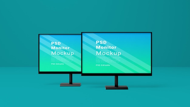psd monitor mockup