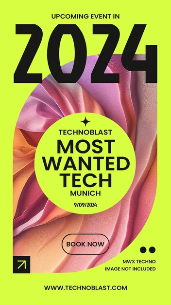 PSD psd most wanted technology banner design for social media and instagram story template
