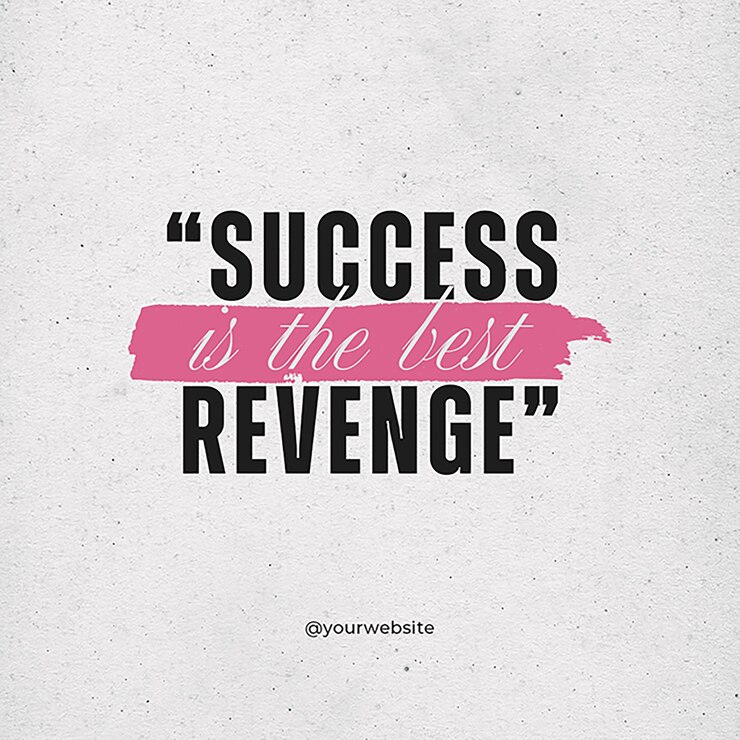 PSD Motivatieve typografie ontwerp op grijze achtergrond instagram post sjabloon