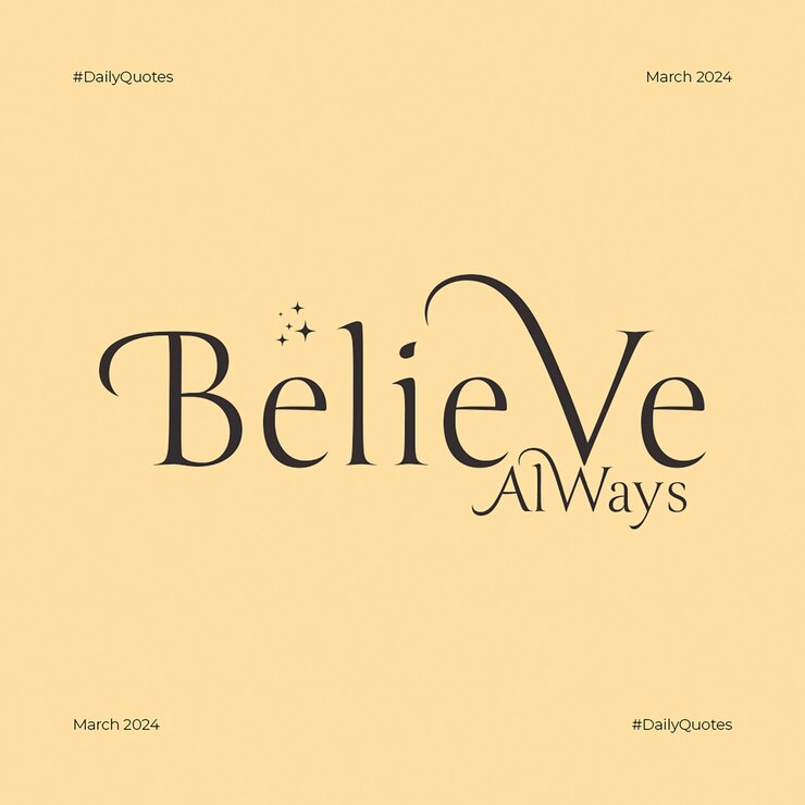 PSD psd motivation typography design for social media and instagram post template