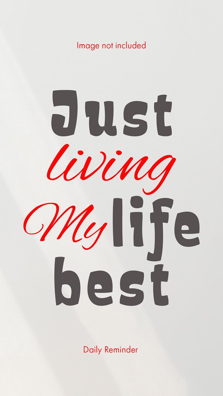 PSD psd motivational quotes typography design for social media and instagram story template