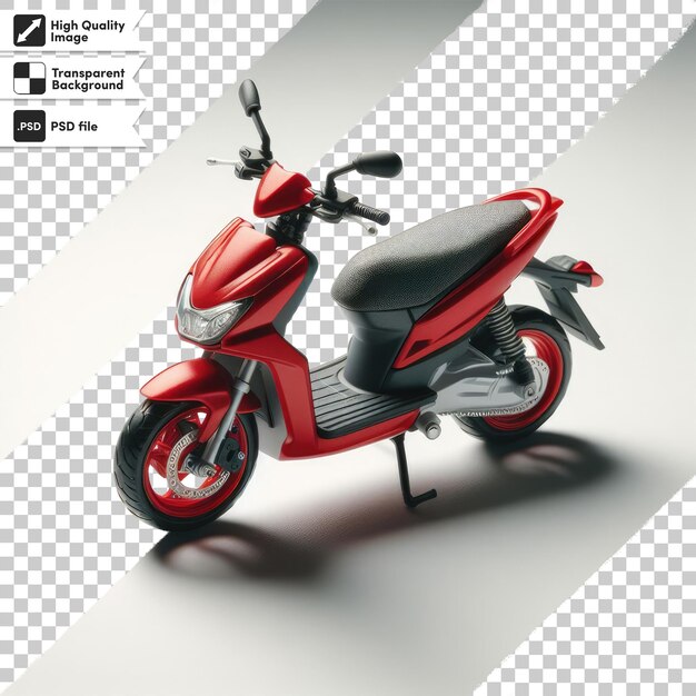 PSD psd motorcycle on transparent background with editable mask layer