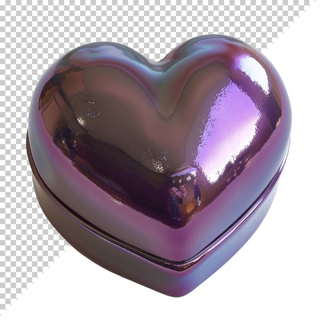 PSD psd multi color heart isolated on transparent backgroundheart