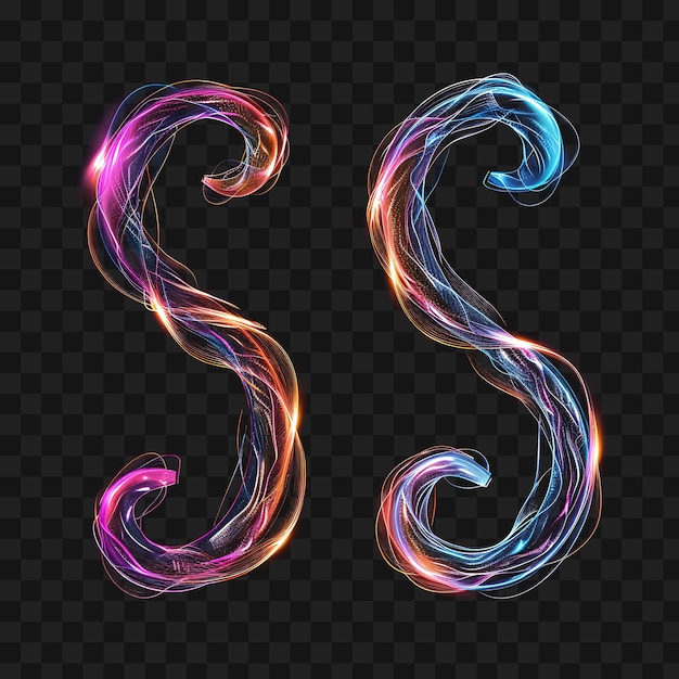 Psd Neon Alphabets And Numbers Unleash The Power Of Digital Art And Typography Y2k Collage No Bg