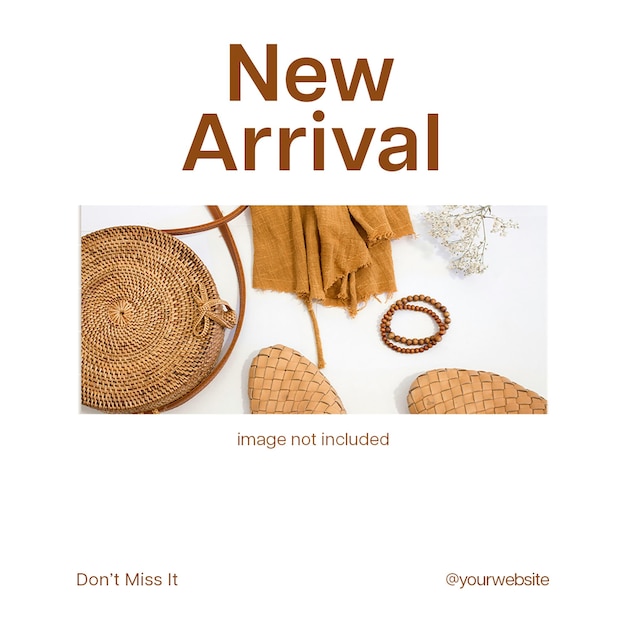 Psd New Arrivals Zomer Handtassen Instagram Post Template
