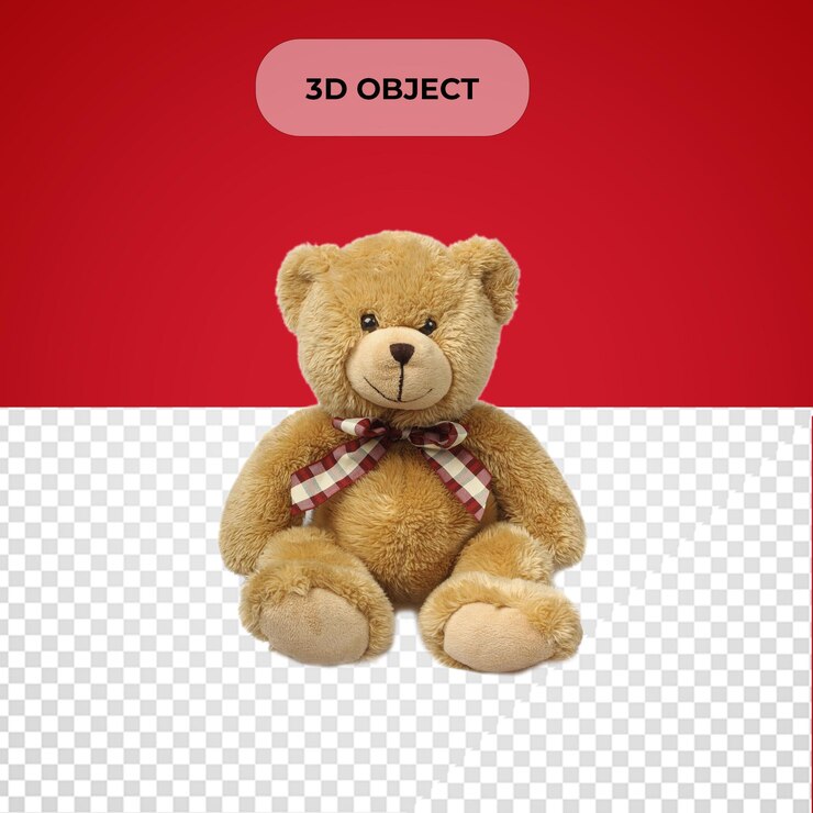 PSD psd niedźwiedź dzień walentynek png przezroczyste tło