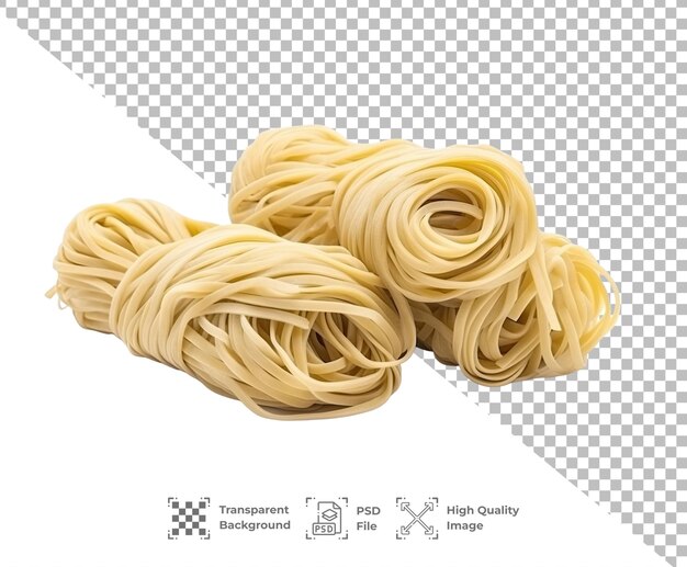 Pasta di noodle psd isolata su sfondo trasparente