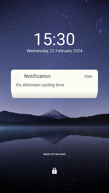 Psd Notification Phone Reminder Design Dla Mediów Społecznościowych I Instagram Story Template