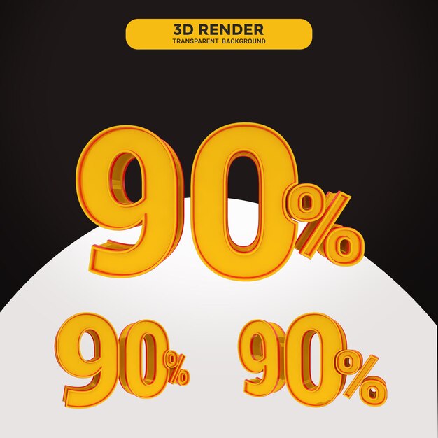 PSD psd 번호 90% 3d 렌더링