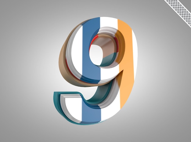 psd number rendering