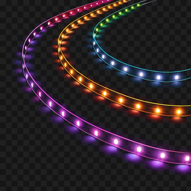 PSD wi-fi enabled led strip lights with voice control 透明コラージュ y2k クリパート サイバーテク