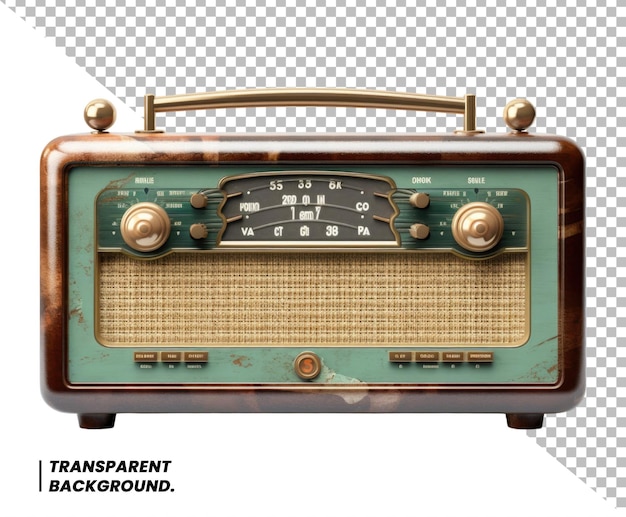 PSD psd 1950년대의 오래된 라디오