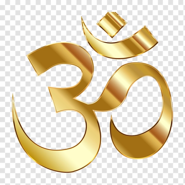 PSD psd om iconic symbol of hinduism for indian culture and tradition