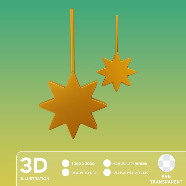 Psd ornament dynamic premium 3d illustration