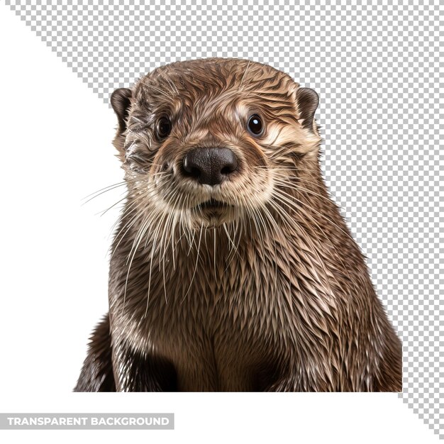 PSD psd otter isolated without background