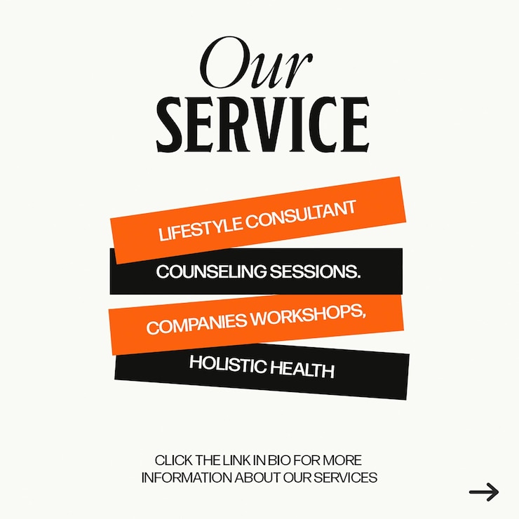 PSD psd our service of healthy lifestyle design for social media and instagram post template