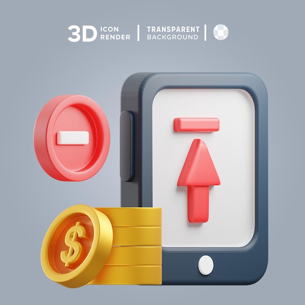 Illustrazione 3d del risultato psd