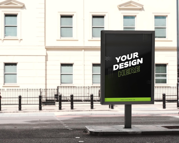 PSD psd outdoor billboard mockup