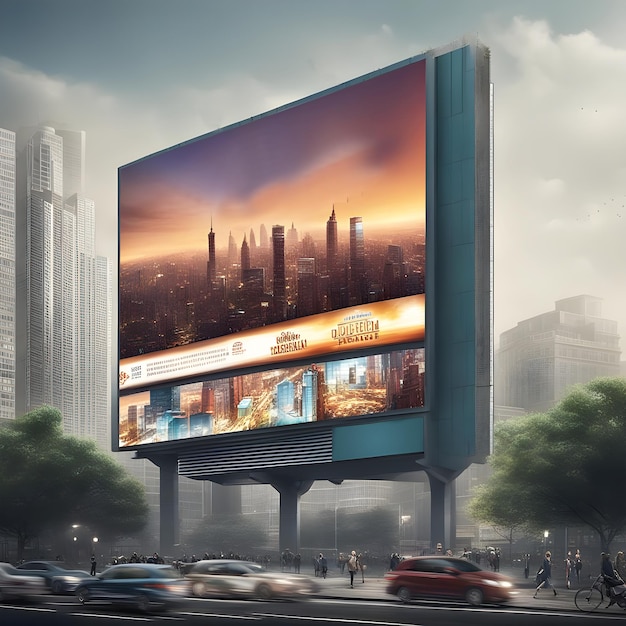 PSD psd outdoor billboard mockup