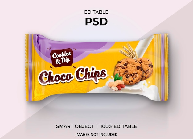 PSD psd packaging design biscuits mockup