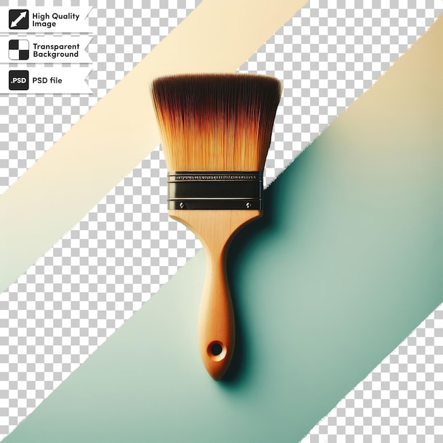 Psd paint brush brush for makeup on transparent background