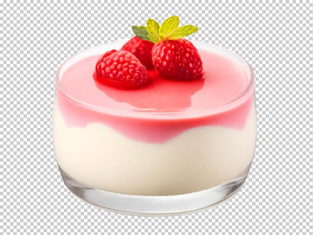 Psd panna cotta png на прозрачном фоне