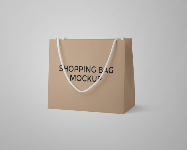 PSD psd paper shopping bag mockup design