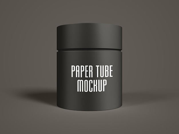 PSD paper tube mockup