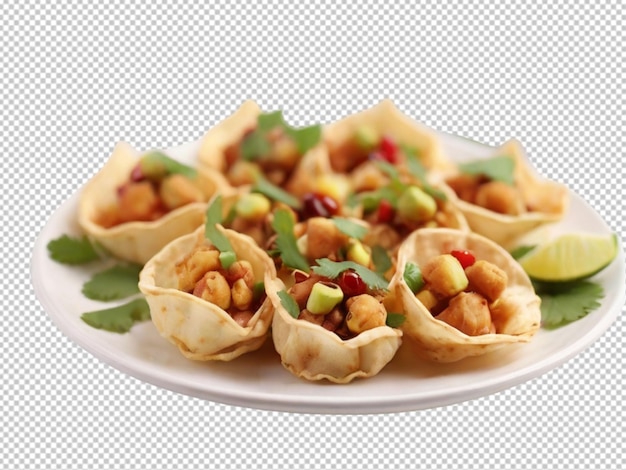 PSD psd of a papri chaat