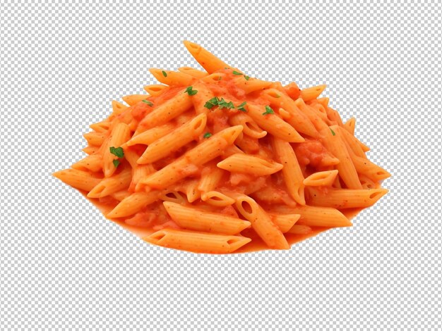 Psd pasta png op een transparante achtergrond