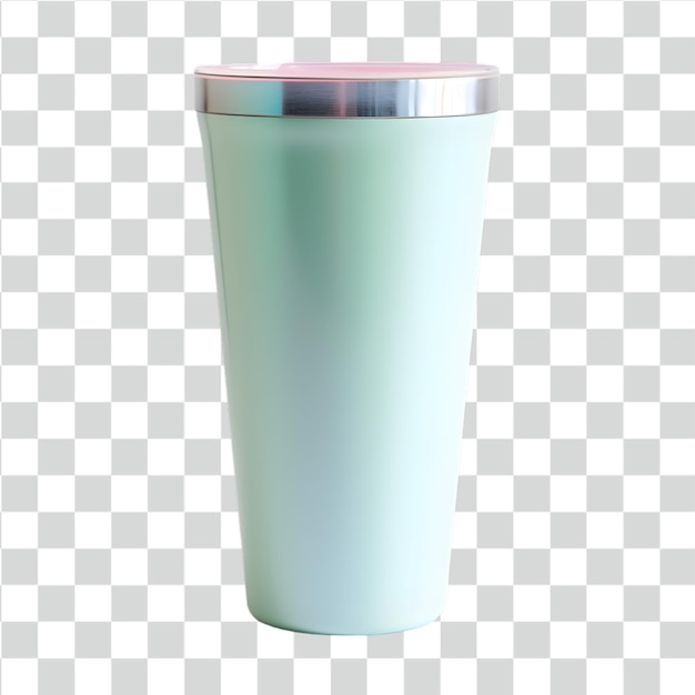 Psd pastel tumbler on transparent background