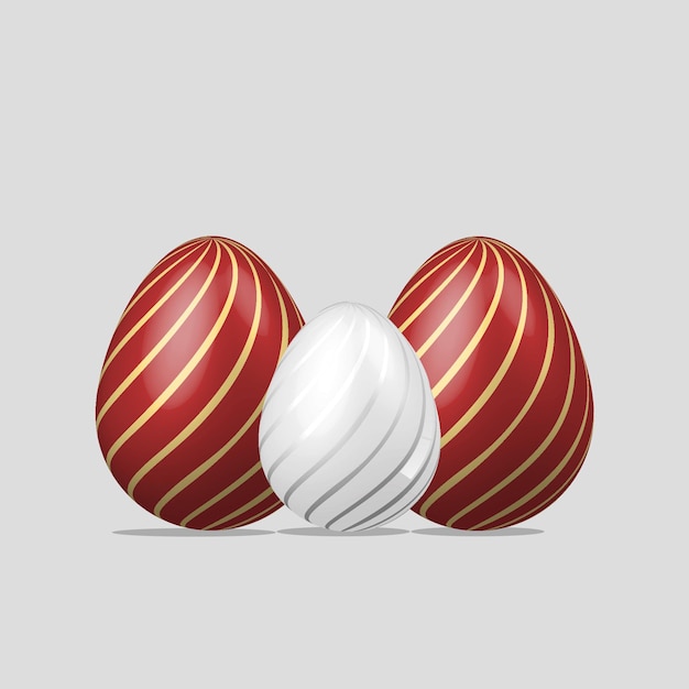 Psd pattern easter egg isolated background