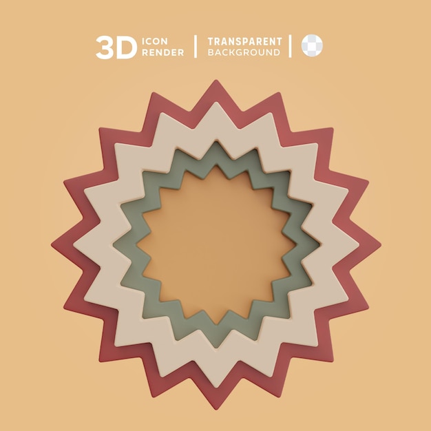 PSD psd pattern ramadhan element 3d illustration