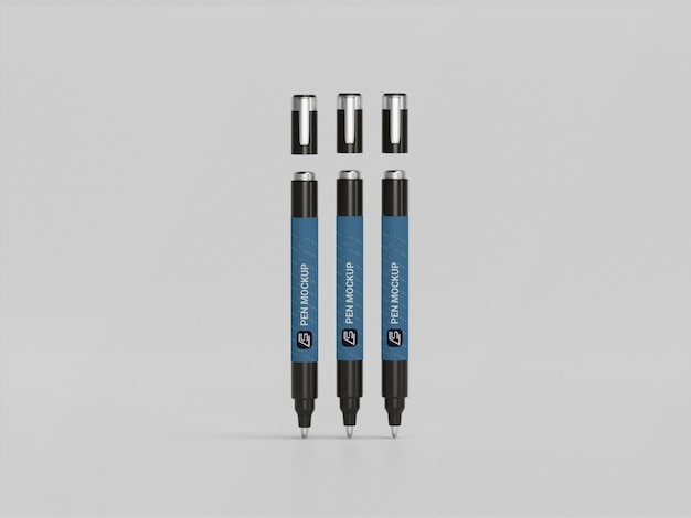 PSD Pen mockups