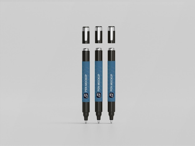 Psd pen mockups