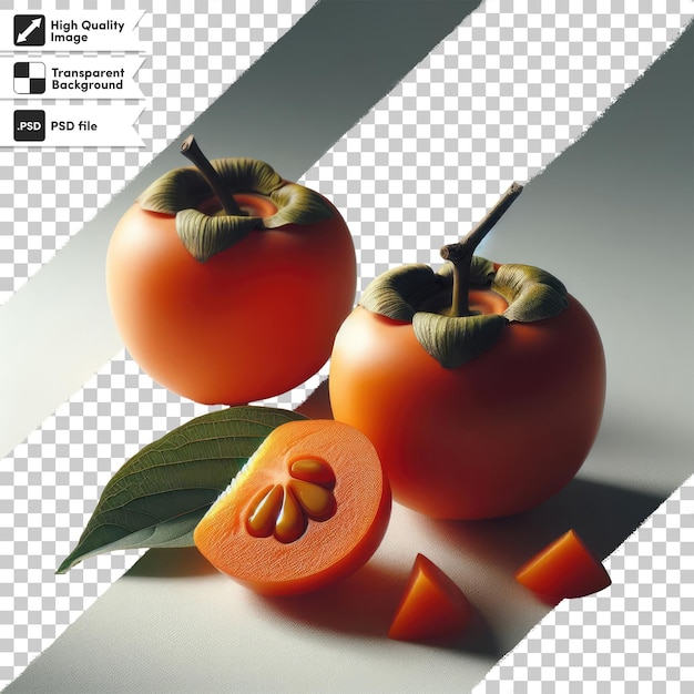 PSD psd persimmon on transparent background