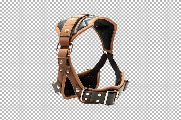 PSD psd pet harness isolated on transparent background