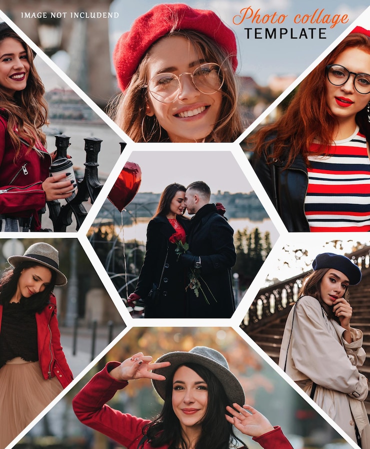 PSD psd photo collage mockup