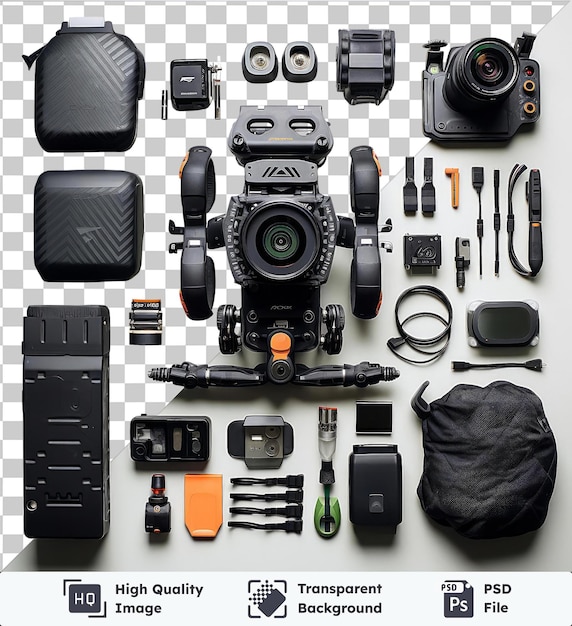 Psd picture custom action sports camera setup set tutti gli accessori