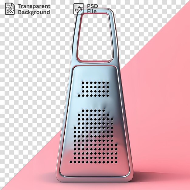 Psd picture grater on a pink background