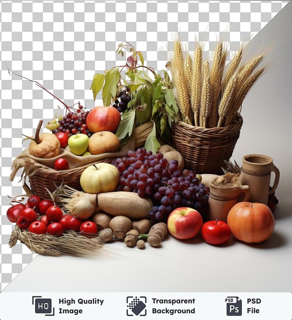 Psd picture realistic photographic farmer_s harvest