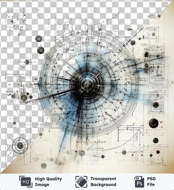 PSD immagine psd fotografica realistica equazioni di fisico quantistico