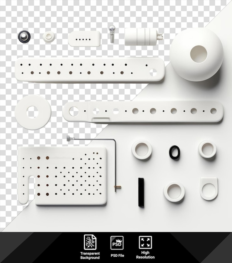 PSD psd picture world braille day items s on a isolated background