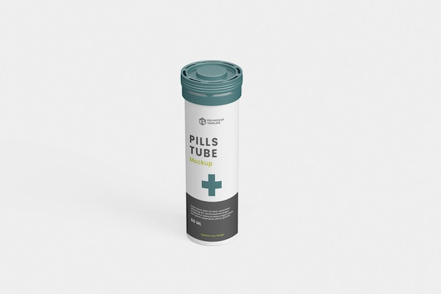 Psd pil fles mock-up.