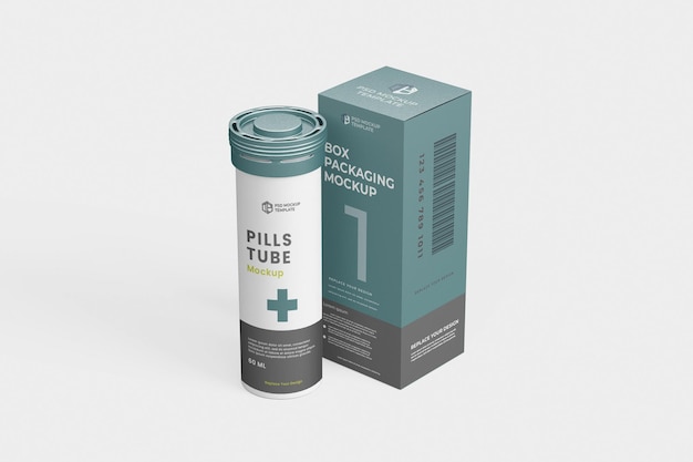 PSD psd pil fles mock-up.