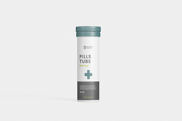 PSD psd pil fles mock-up.