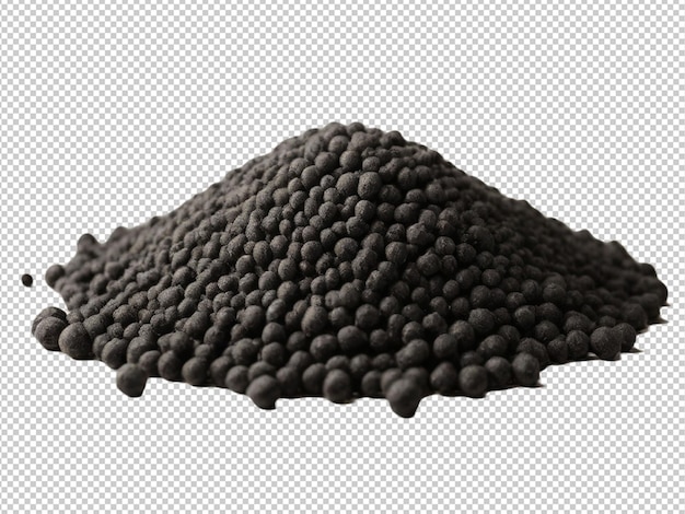 PSD psd of a pile of fertilizer on transparent background