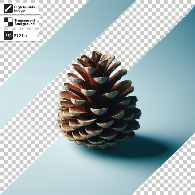 PSD psd pine cones on transparent background